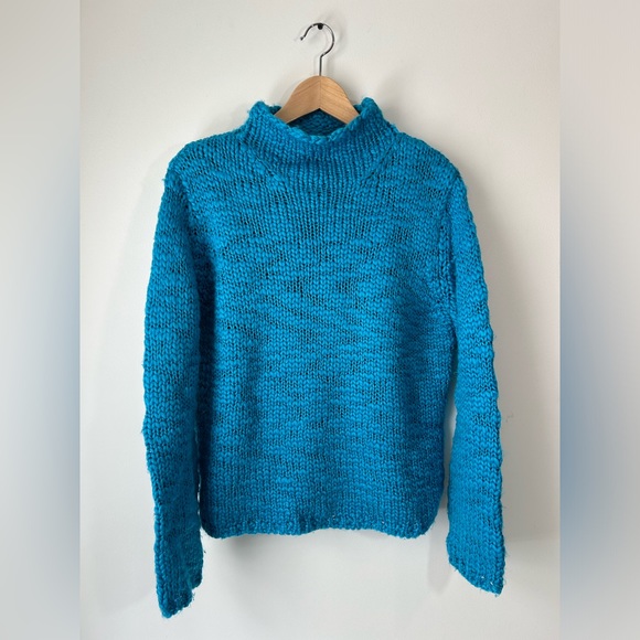 Vintage Turquoise Sweater - Picture 1 of 6